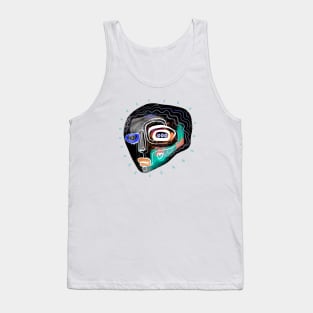 ABSTRACT FACE Tank Top